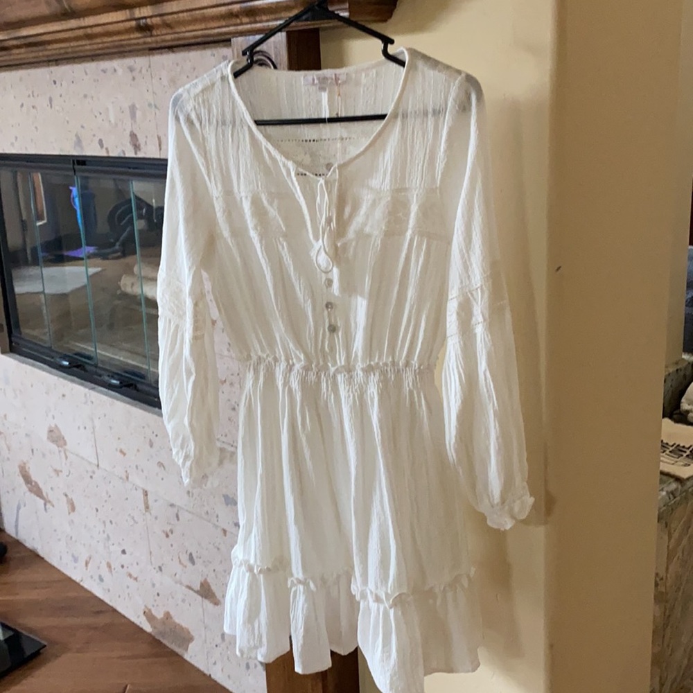 NWT olivaceois white summer dress